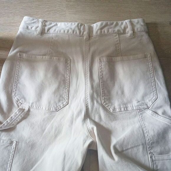 Wilfred Free Women's Pants Brennan Utility Carpenter Cargo Double Knee High Rise - Picture 8 of 10